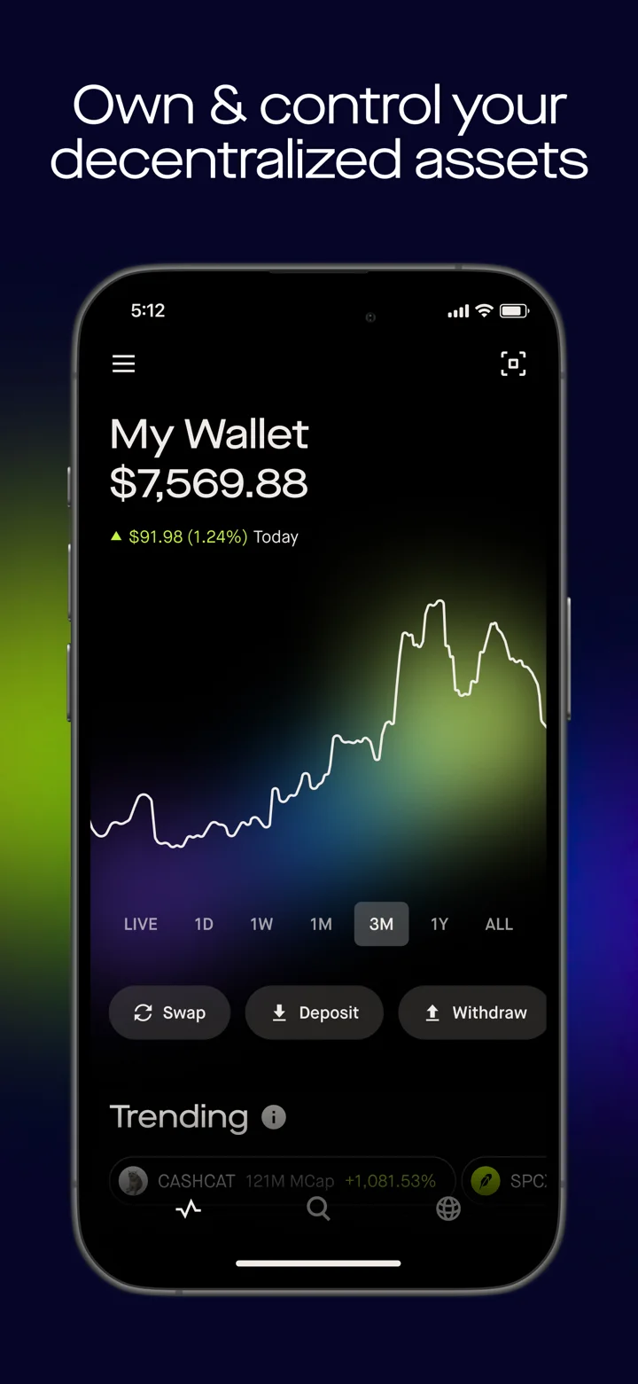 Robinhood Wallet: Swap Crypto 软件截图