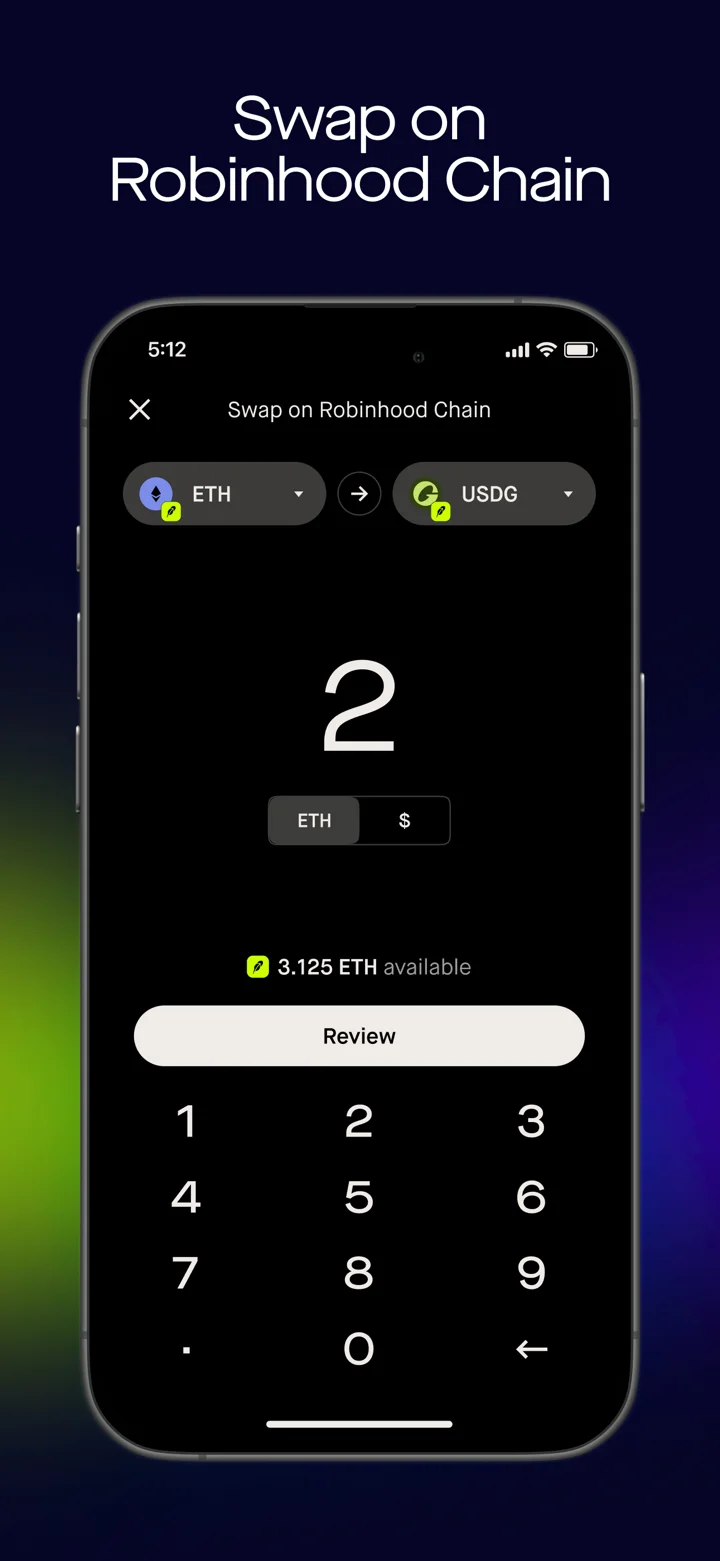 Robinhood Wallet: Swap Crypto 软件截图