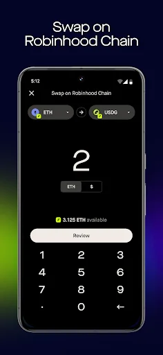 Robinhood Wallet: Swap Crypto 软件截图