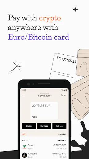 Mercuryo Bitcoin Cryptowallet 软件截图