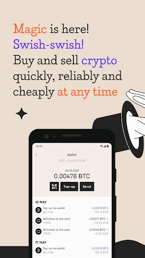 Mercuryo Bitcoin Cryptowallet 软件截图
