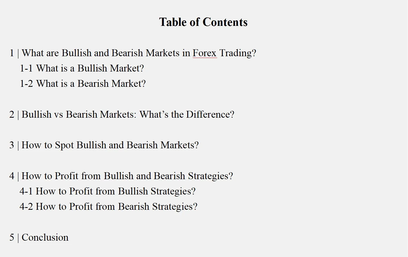 Differences between Bearish and Bullish Markets in Forex Trading - WikiFX