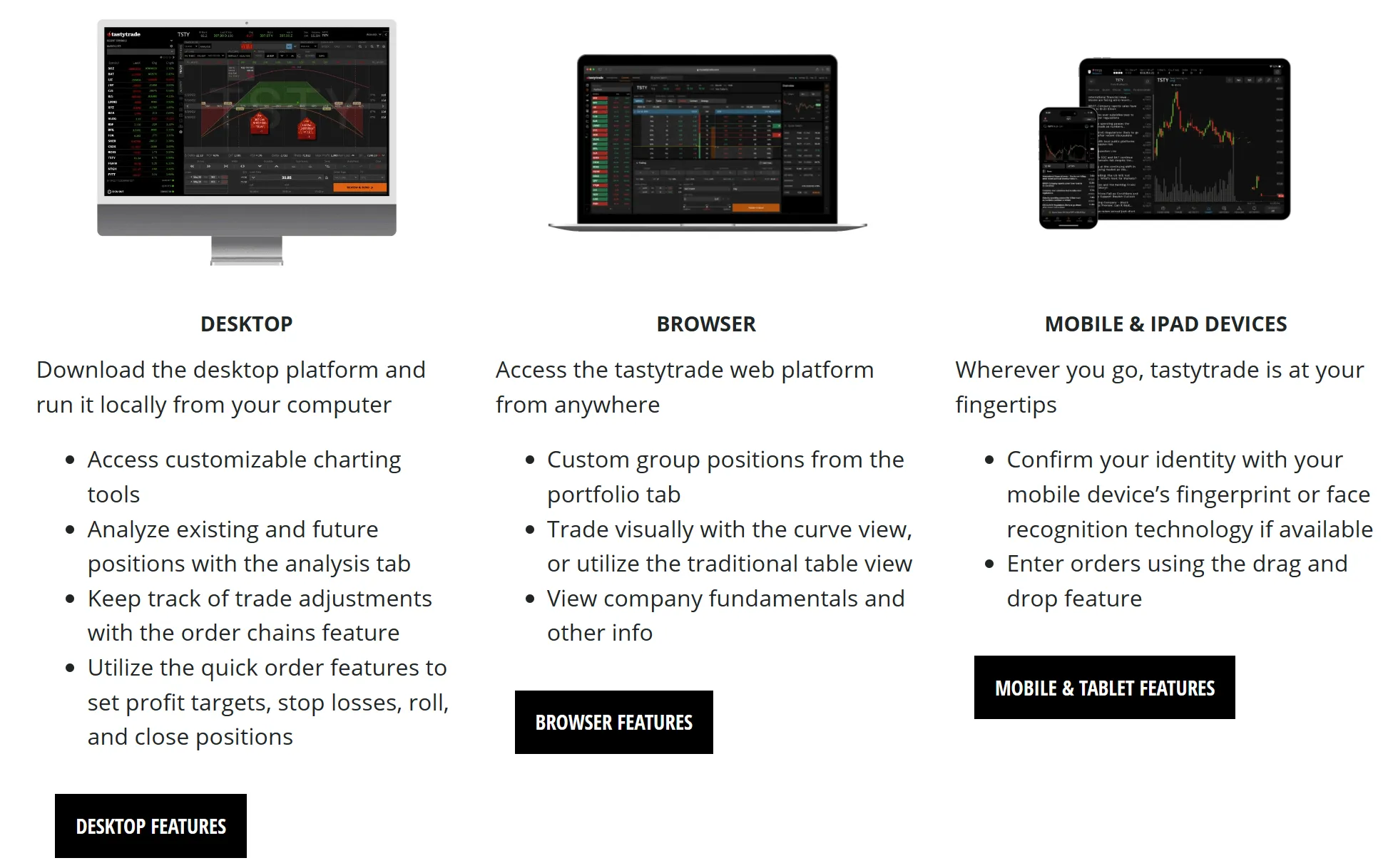 tastytrade platforms
