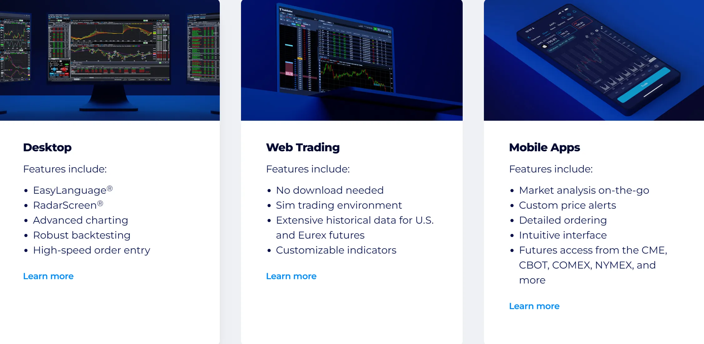 TradeStation platforms